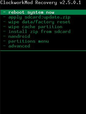 Android system recovery 3e
